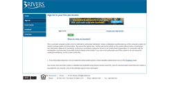 Desktop Screenshot of 3riversfcu.net